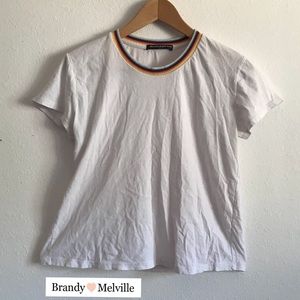 Brandy Melville rainbow shirt